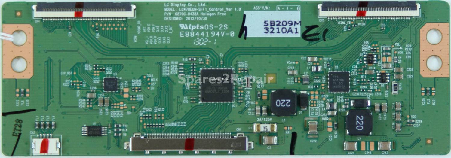 Panasonic TX-L32E6B - T-Con - 6871L-3210A - 6870C-0438A - LC470EUN-SFF1_Control_Ver1.0