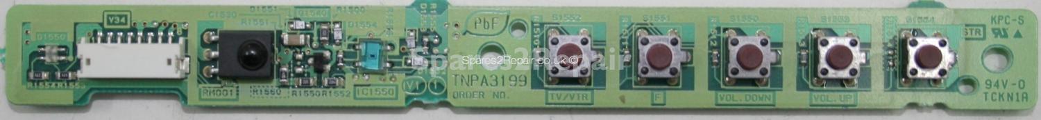 Panasonic TH-42PW7BX - Buttons - TNPA3199