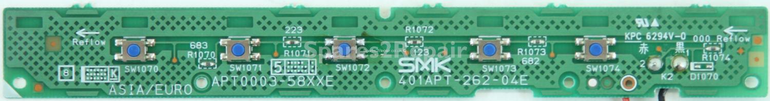 Panasonic TX-32LXD60 - Buttons - APT0003-58XXE - 401APT-262-04E