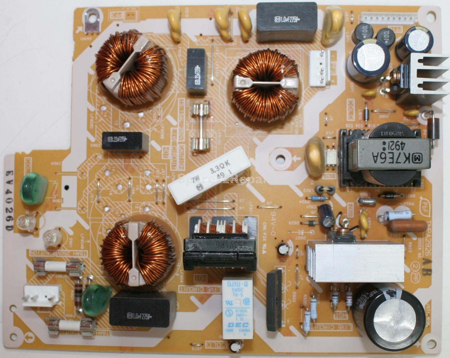 Panasonic TH-42PE30 - Sub PSU - TNPA2926