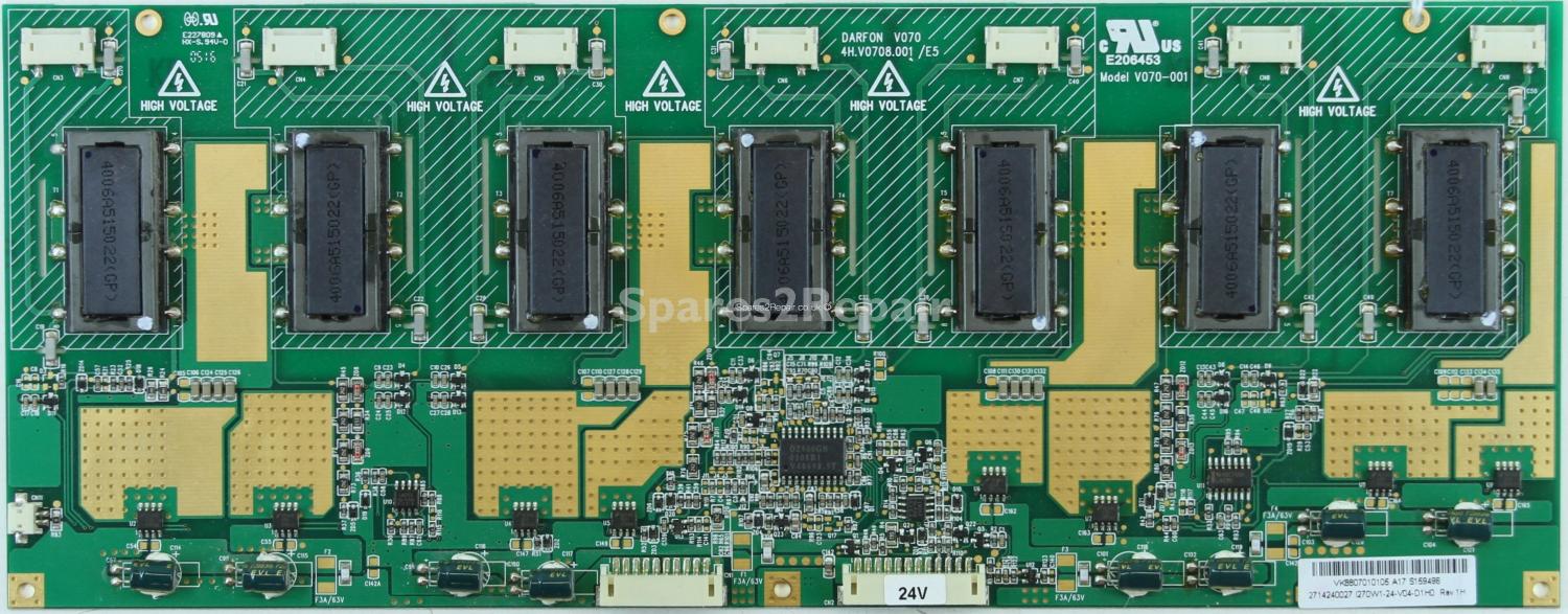 Pentus LC27W19S - Inverter - 27.14240.027 - I270W1-24-V04-D1H0 - Rev.1H - 4H.V0708.001 /E5