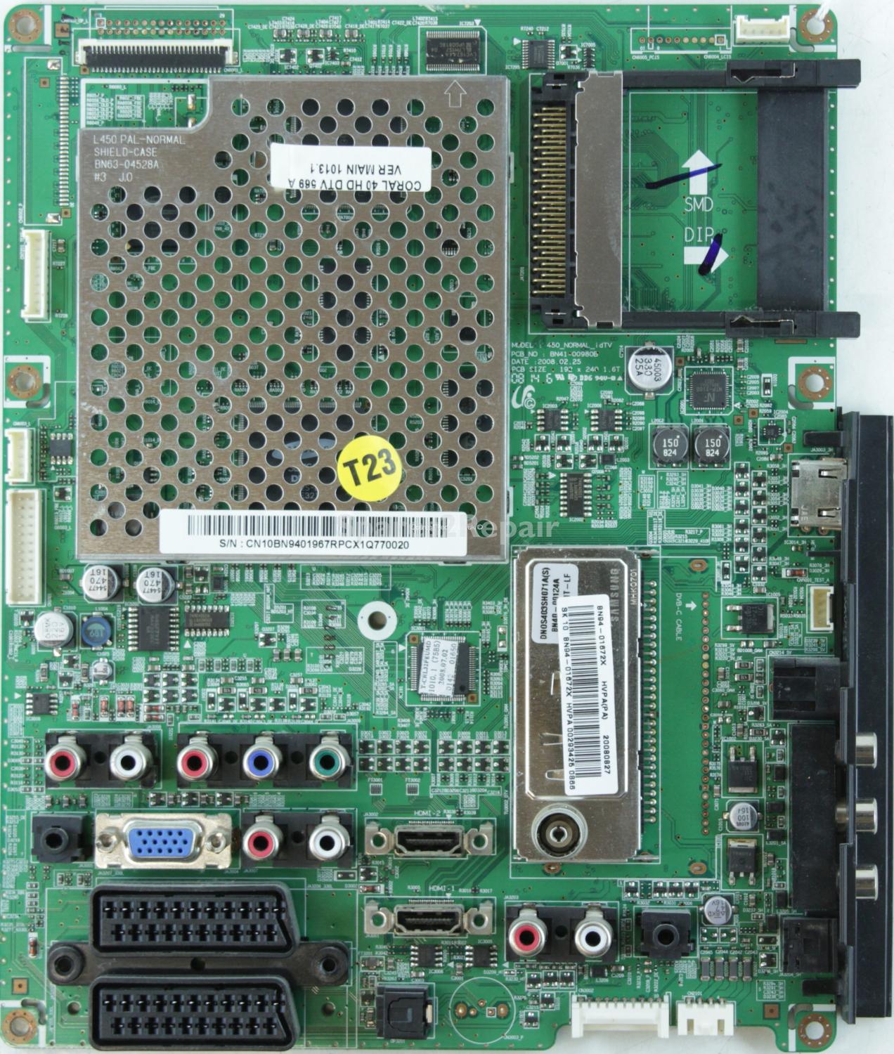 Samsung LE40A457C1D - Main AV - BN94-01967R - BN94-01672X - BN41-00980B - 450_NORMAL_idTV