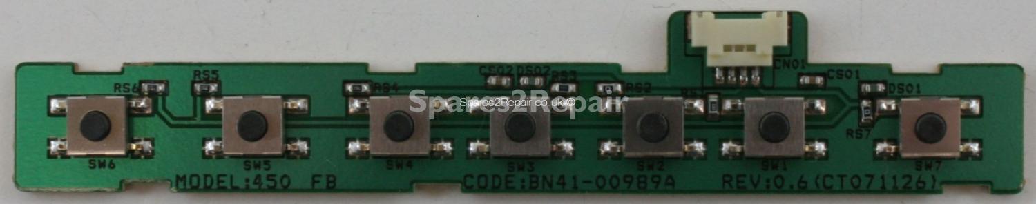 Samsung LE32A557P2F - Buttons - BN41-00989A - Rev 0.6 - CT071126 - 450 FUNCTION