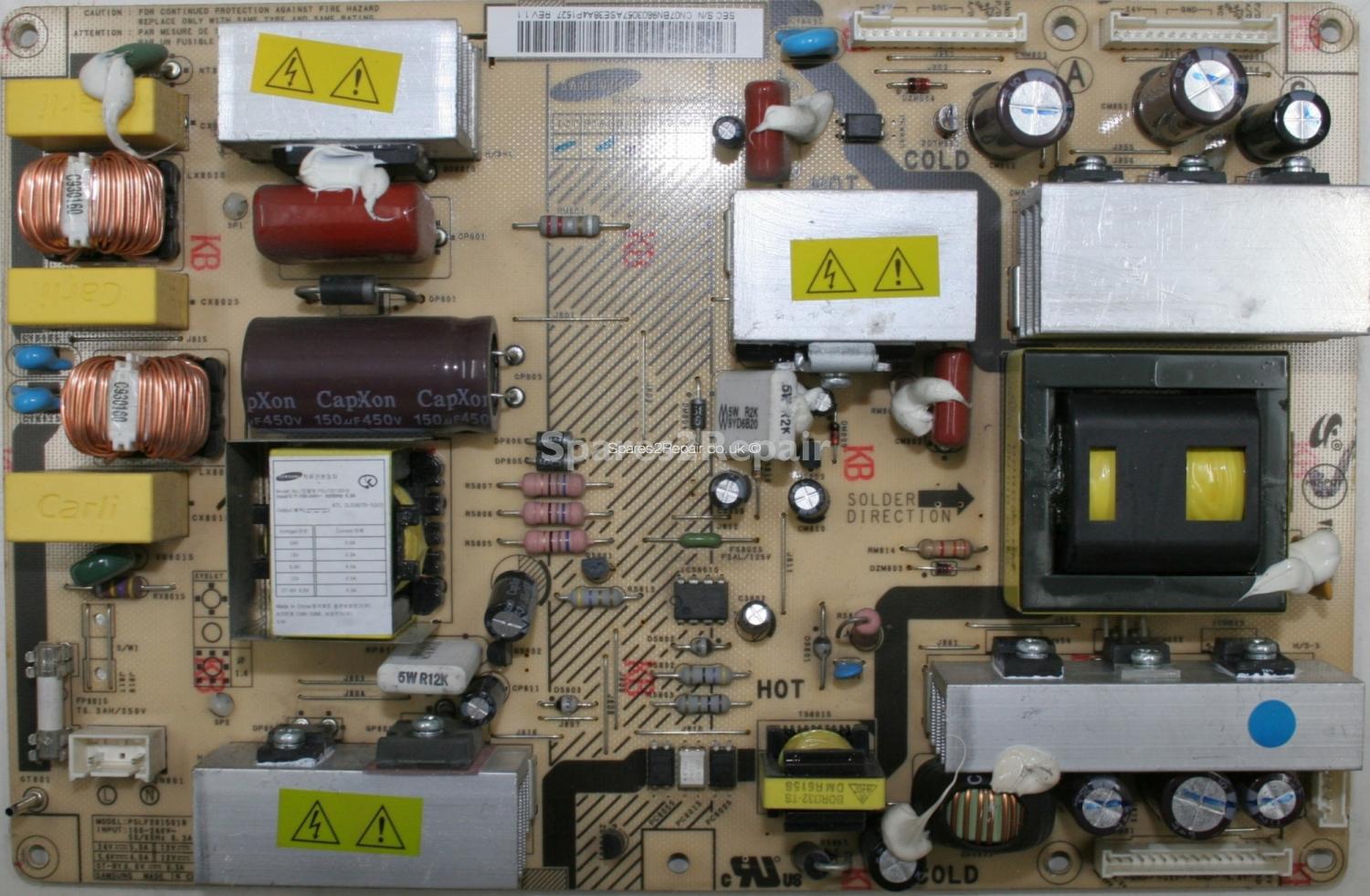 Samsung LE32R74BD - PSU - BN96-03057A REV 1.1 - PSLP201501B