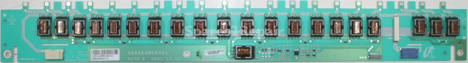 Samsung LE40A656A1F - Inverter - LJ97-01652A - SSB400W20V01 - REV0.0 - INV40B20D