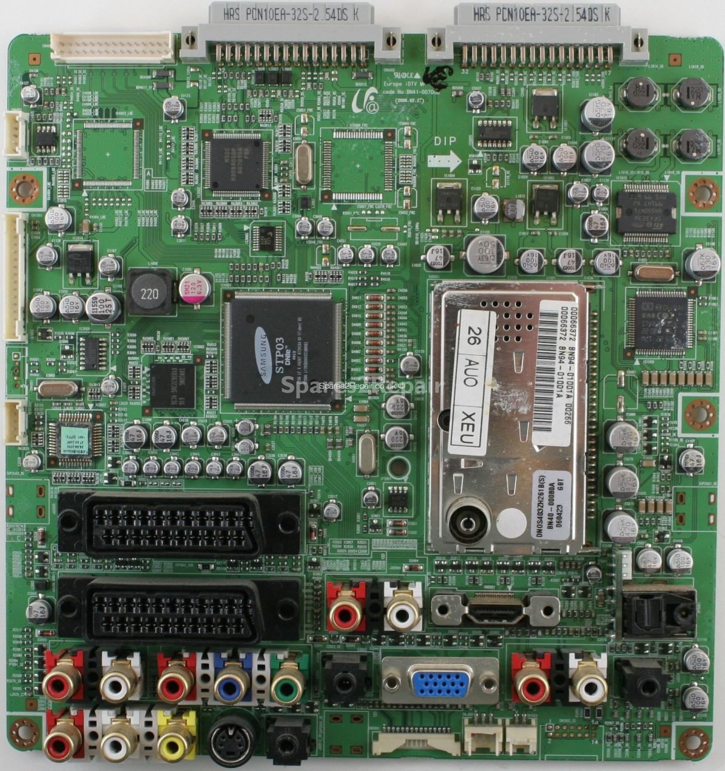 Samsung LE26R73BD - Main AV - BN94-01001A - BN41-00700B - Europe iDTV MP 1.2