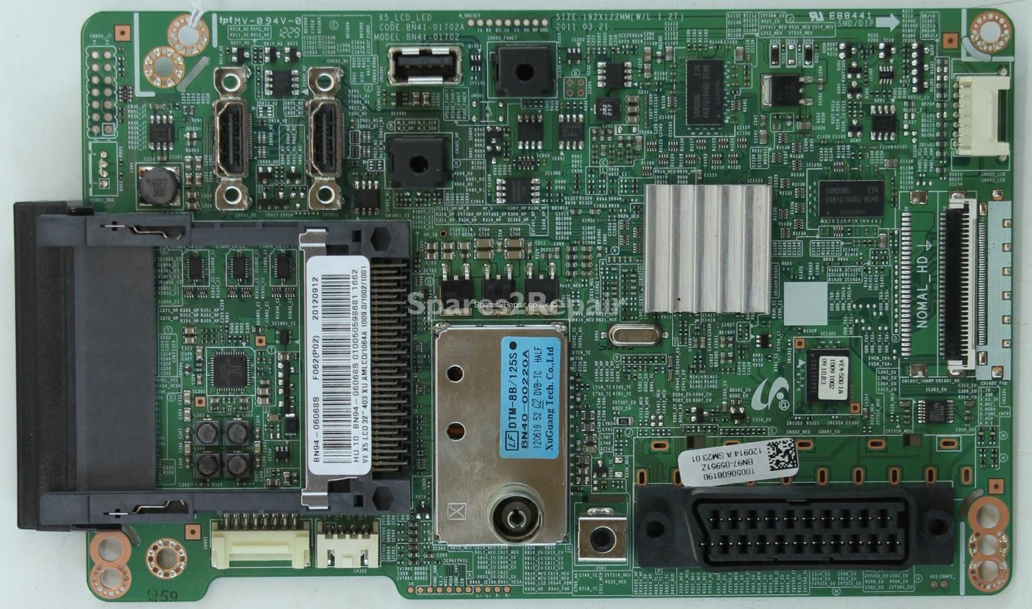 Samsung LE32D403E2W - Main AV - BN41-01702A - X5_LCD_LED - BN94-06068S