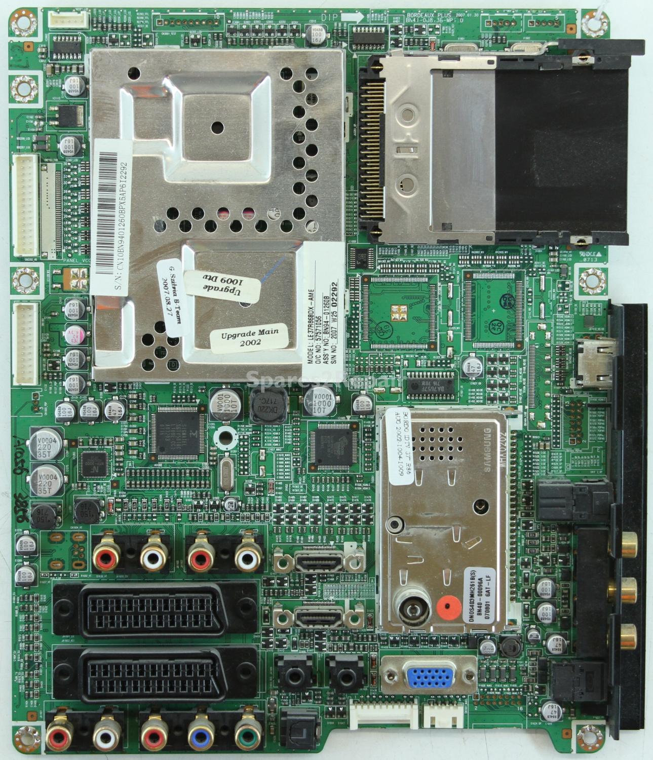Samsung LE37R86BD - Main AV - BN94-01260B - BN41-00813B-MP1.0 - BORDEAUX PLUS