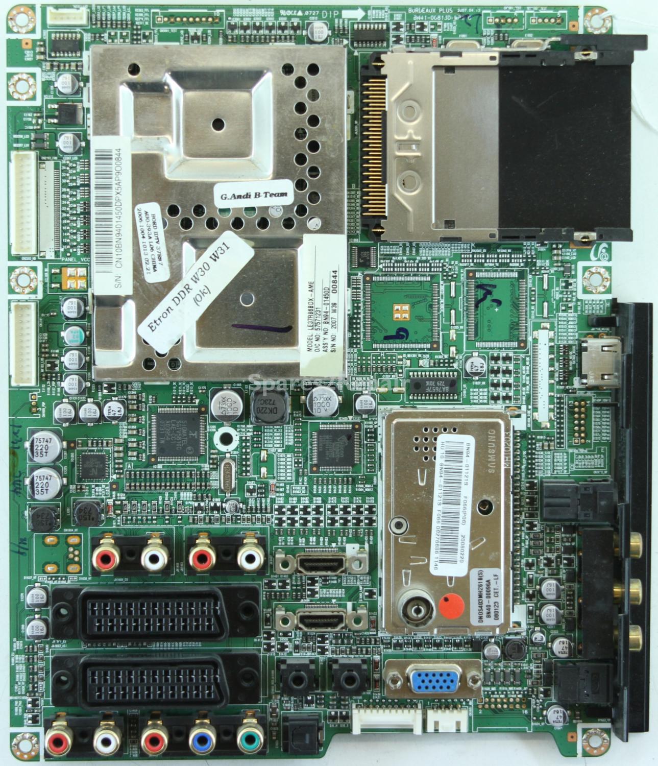 Samsung LE37R87BD - Main AV - BN94-01121S - BN41-00813D - MP1.0 - BN94-01450D - BORDEAUX PLUS