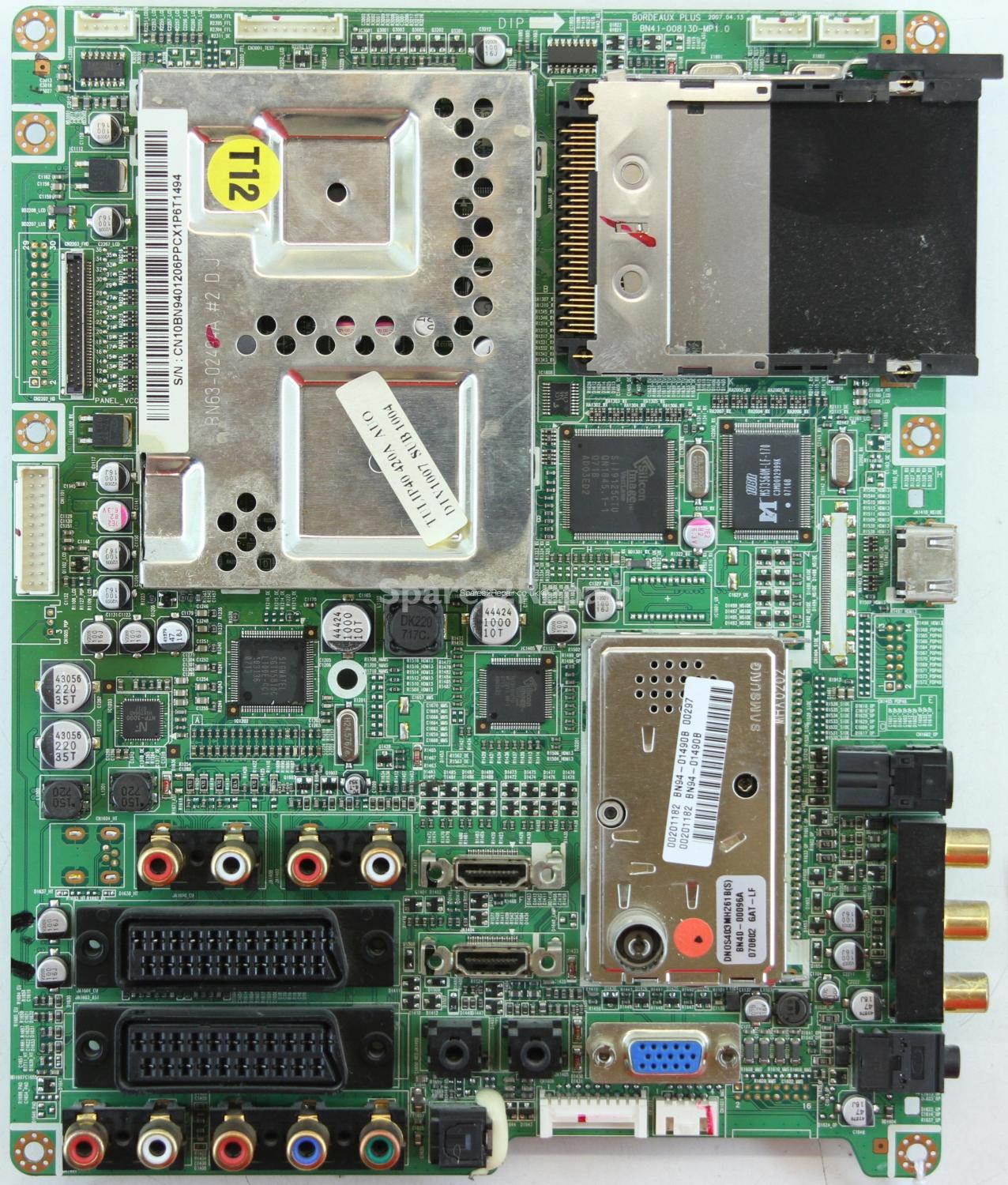 Samsung LE40M87BD - Main AV - BN41-00813D - BN94-01490B - BN94-01206P - BORDEAUX PLUS MP1.0