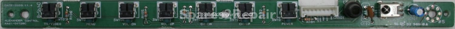 Samsung PS-42V4S - Buttons - AA41-00728C - ALEXANDER CONTROL