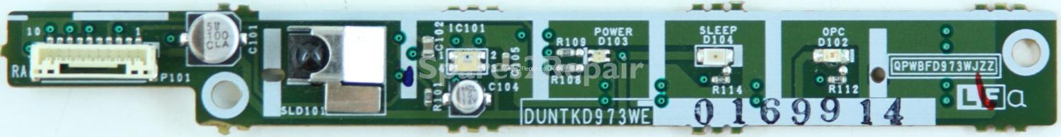 Sharp LC-37GD1E - IR - DUNTKD973WE - QPWBFD973WJZZ