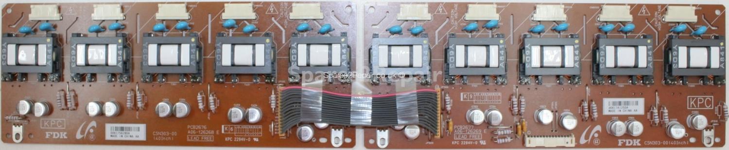 Sony KDL-40S2010 - Inverter - PCB2676 - A06-126268 E - PCB2677 - A06-126269 E