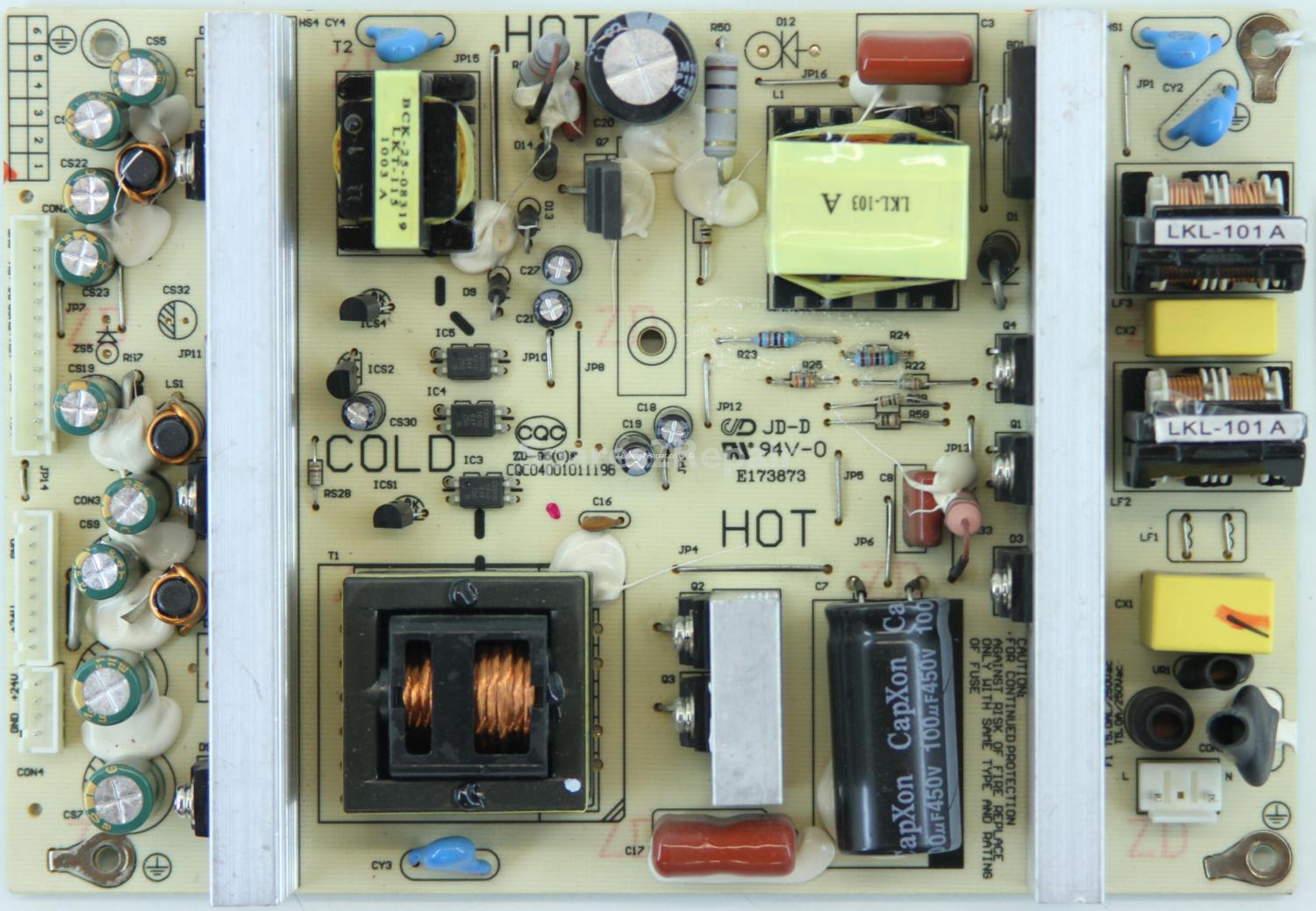 Technika LCD32-630 - PSU - LK4180-000B - CQC04001011196 - ZD-95(G)F