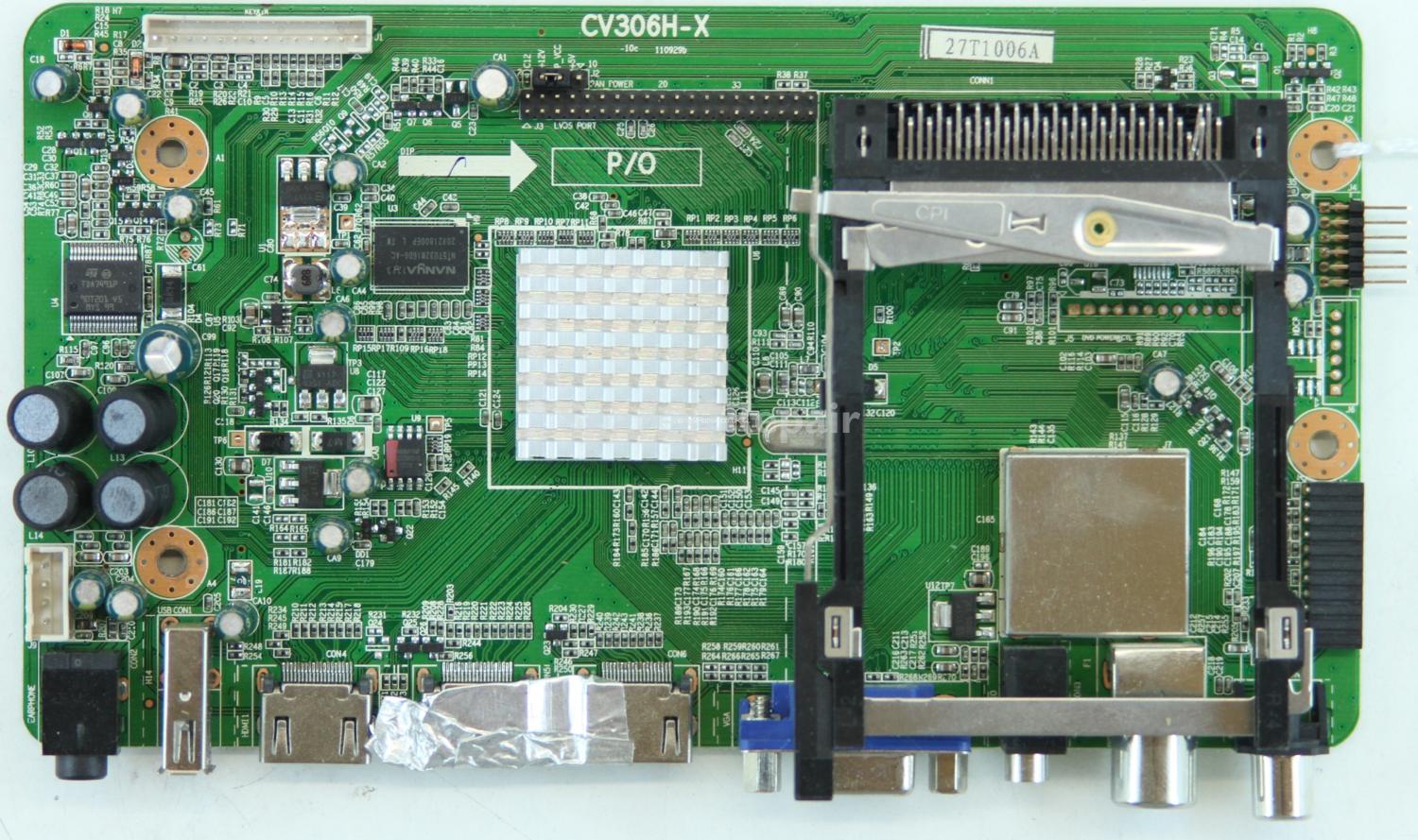 Technika LCD46-270 - Main AV - CV306H-X - -10c - 110929b - 27T1006A