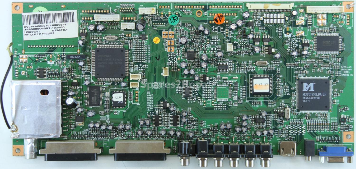 Technosonic LCD3251 - Main AV - AM0005 - AM005AC - 399000005081 - AVL78343006