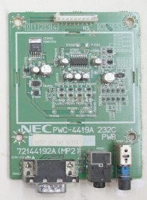 Thomson 42WS90E3 - Board - PWC-4419A 232C PWB - 72144192A (MP2)