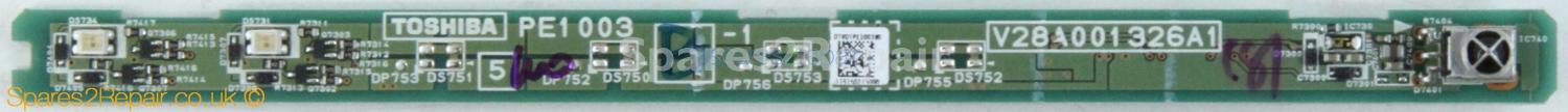 Toshiba 40RL858 - IR - PE01003 B-1 - V28A001326A1