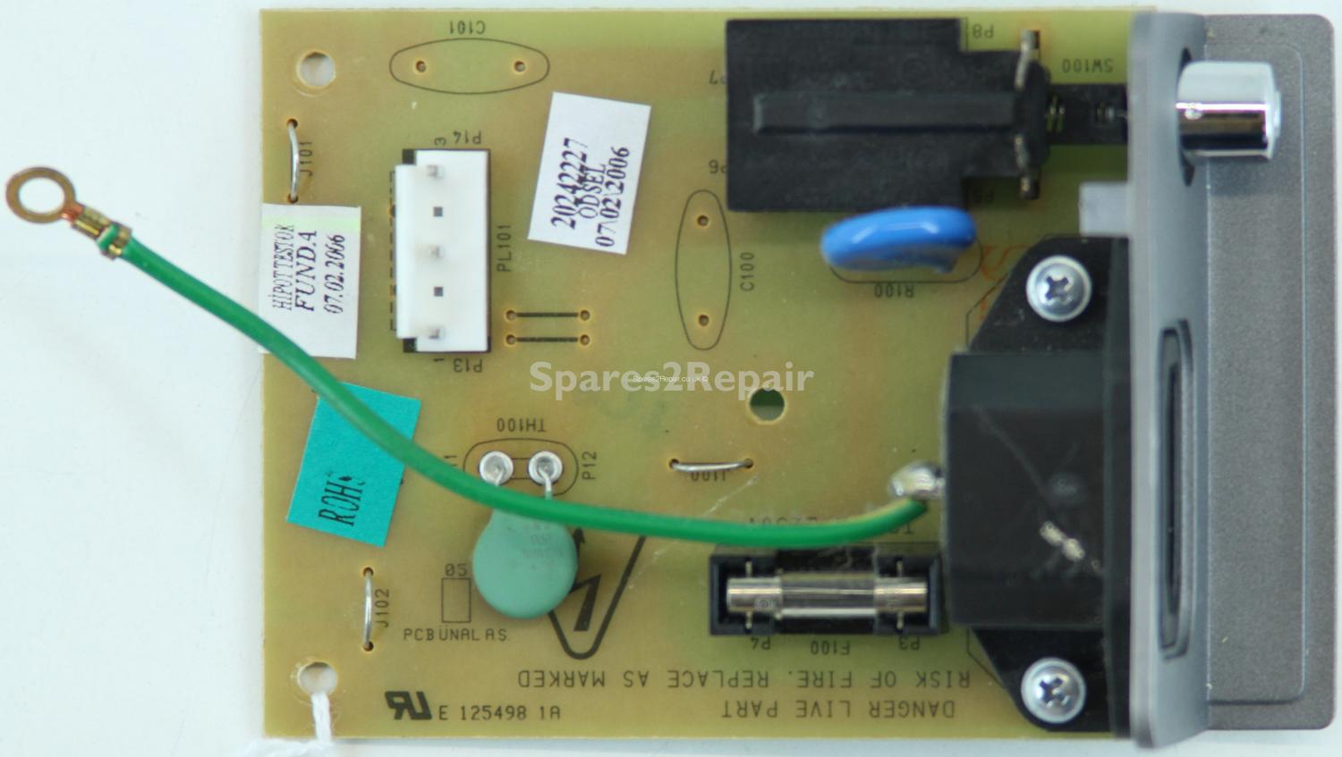 Toshiba 27WLT56B - AC Socket - 20242227 - 17FL11-4 - 160905