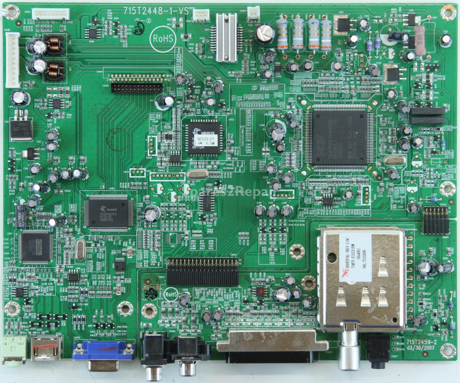 Viewsonic NX2240W-E - Main AV - 715T2448-1-VS - 715T2459-2