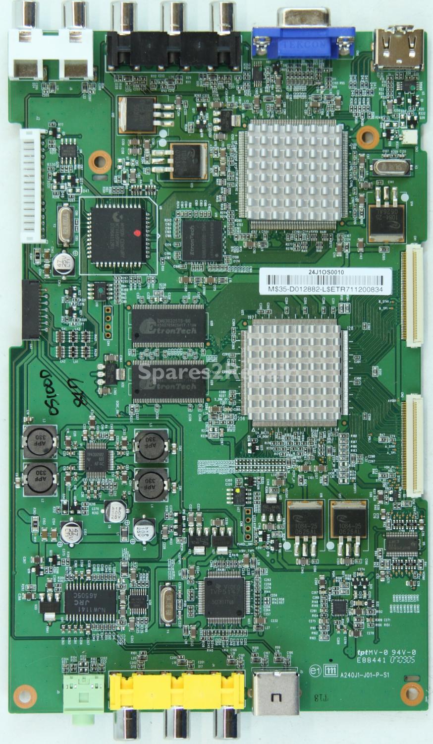 Viewsonic VS11449 - Main Board - A240J1-J01-P-S1 - 35-D012882 - 24J1OS0010